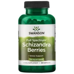 Swanson - Schizandra (Cytryniec Chiński), 525mg, 90 kapsułek
