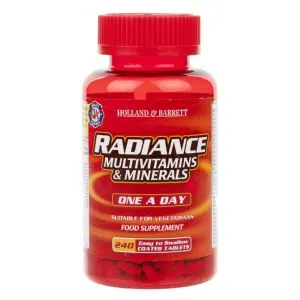 Holland & Barrett - Radiance Multi Vitamins & Minerals One a Day, 240 tabletek