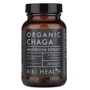 KIKI Health - Chaga Extract Organic, 380mg, 60 vkaps