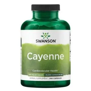 Swanson - Cayenne, 450mg, 300 kapsułek
