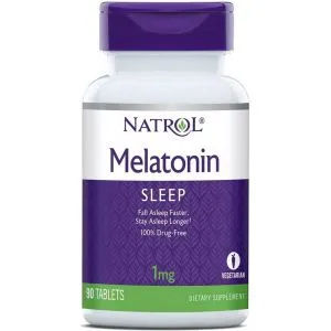 Natrol - Melatonina, 1mg, 90 tabletek