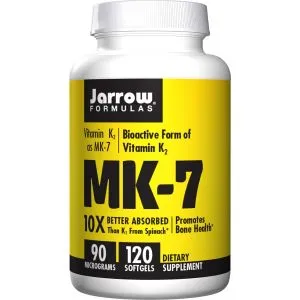 Jarrow Formulas - Witamina K2 MK-7, 90 mcg, 120 kapsułek miękkich