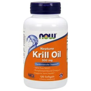 ﻿NOW Foods - Neptune Krill Oil, Olej z Kryla, 500mg, 120 kapsułek miękkich