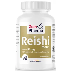 Zein Pharma - Grzyby, Reishi Mono, 450mg, 120 kapsułek