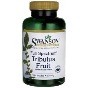 Swanson - Tribulus, Owoc, 500mg, 90 kapsułek