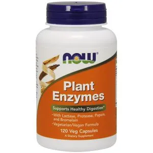 NOW Foods - Plant Enzymes, Enzymy Roślinne, 120 vkaps