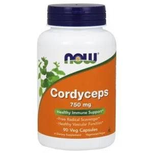 NOW Foods - Kordyceps, 750 mg, 90 vkaps