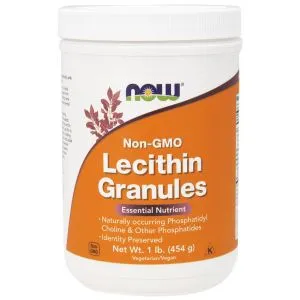 NOW Foods - Lecytyna bez GMO, Granulki, 454 g