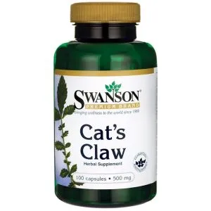 Swanson - Cat's Claw, Koci Pazur, 500mg, 100 kapsułek
