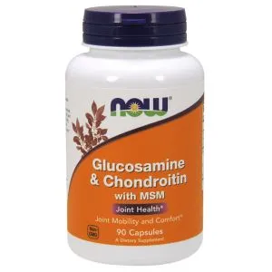 ﻿NOW Foods - Glukozamina Chondroityna  MSM, 90 vkaps