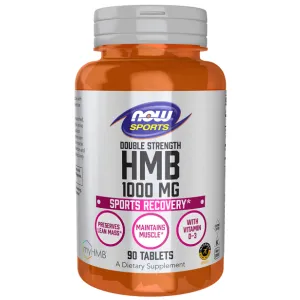 NOW Foods - HMB, 1000mg, 90 tabletek