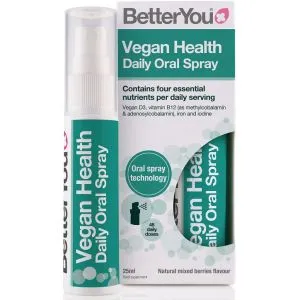 BetterYou - Żelazo, Jod, Witamina D3 i B12,  Vegan Health Oral Spray, 25 ml 