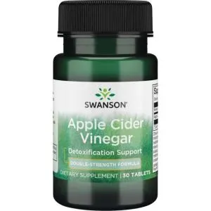 Swanson - Apple Cider Vinegar, Ocet Jabłkowy, 200mg, 30 tabletek