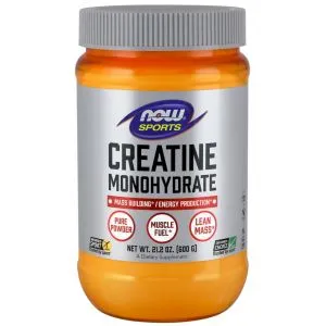 ﻿NOW Foods - Monohydrat Kreatyny, 100%, Proszek, 600g