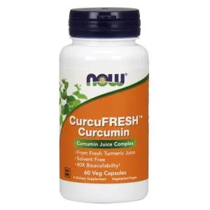 ﻿NOW Foods - CurcuFRESH Kurkumina, 60 vkaps