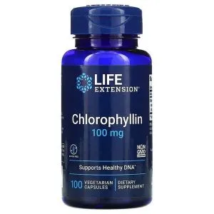 Life Extension - Chlorophyllin, 100mg, 100 vkaps