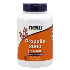 NOW Foods - Propolis 2000 5:1 Ekstrakt, 90 kapsułek miękkich 