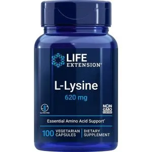 Life Extension - L-lizyna, 620 mg, 100 kapsułek roślinnych