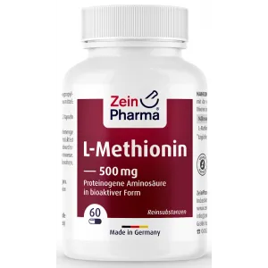 Zein Pharma - L-Metionina, 500mg, 60 kapsułek