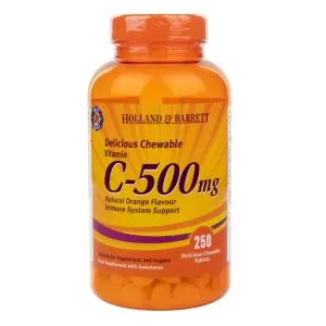 Holland & Barrett - Witamina C z Dziką Różą, 500mg , 250 tabletek
