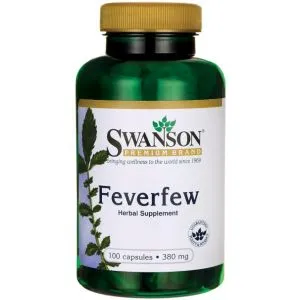 Swanson - Feverfew (Złocień Maruna), 380mg, 100 kapsułek