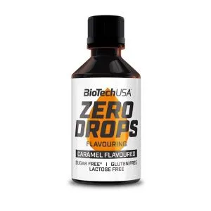 BioTechUSA - Zero Drops, Karamel, Płyn, 50 ml