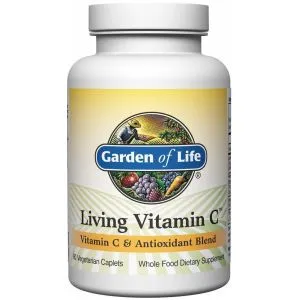 ﻿Garden of Life - Living Vitamin C, Witamina C, 60 vkaps