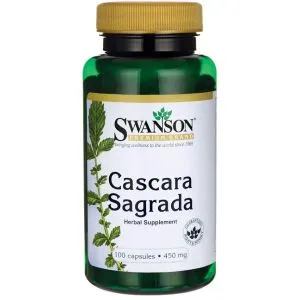 Swanson - Cascara Sagrada, 450mg, 100 kapsułek