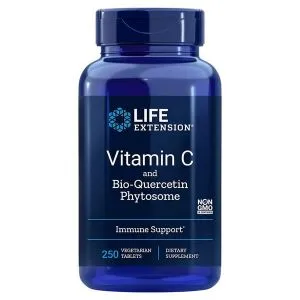 Life Extension - Witamina C i Bio-kwercetyna Fitosom, 250 tabletek wegetariańskich