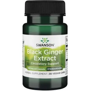 Swanson - Ekstrakt z Czarnego Imbiru, 100 mg, 30 vkaps