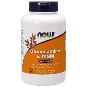 NOW Foods - Glukozamina i MSM, 180 vkaps