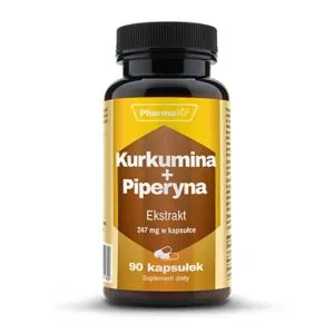 PharmoVit - Kurkumina + Piperyna, 247mg, 90 kapsułek 