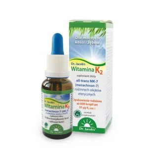 Dr Jacobs - Witamina K2, Płyn, 20 ml