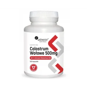 Aliness - Colostrum Wołowe, 500 mg, 100 kapsułek