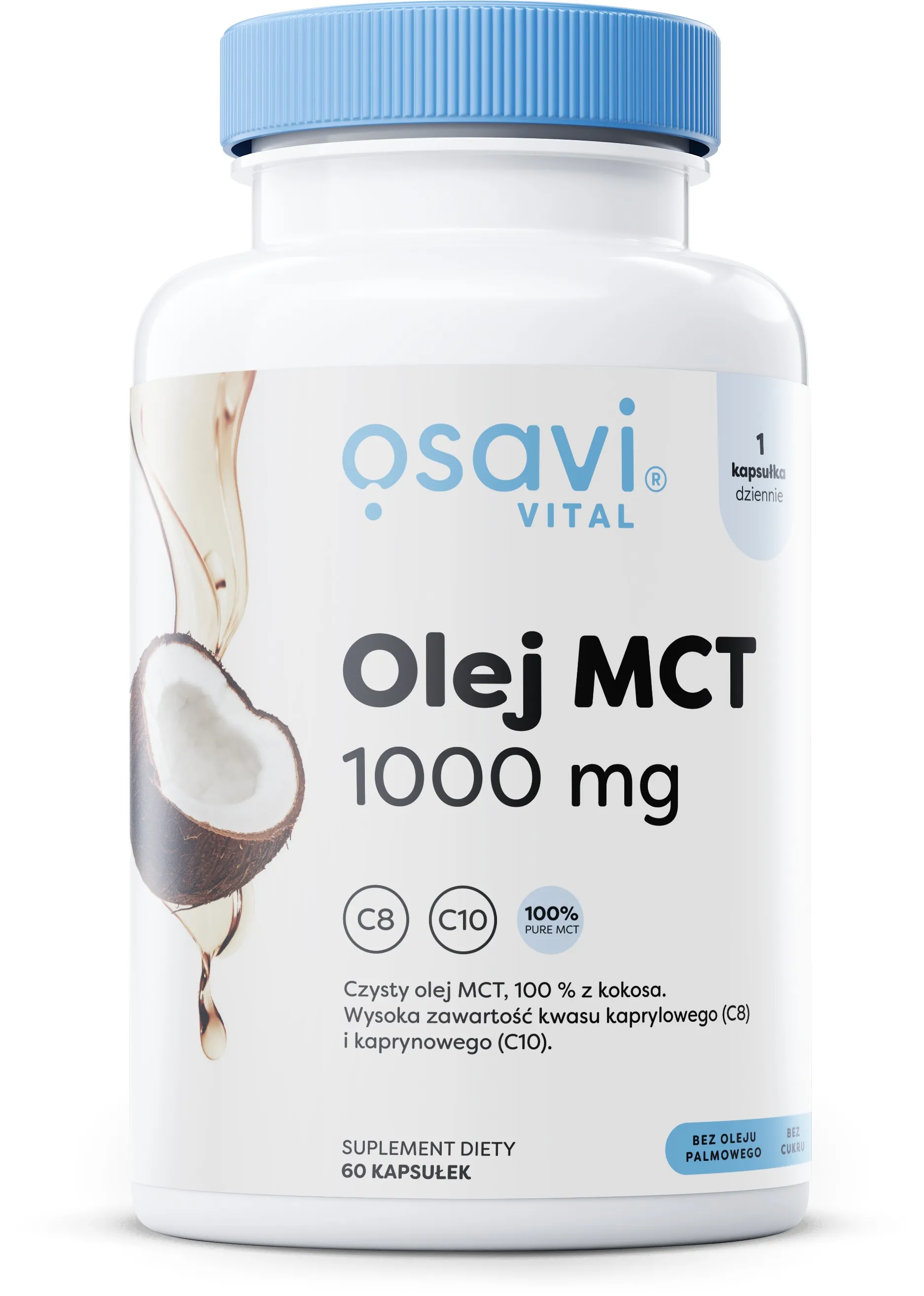 Osavi - MCT Oil, 1000mg, 60 Softgeles