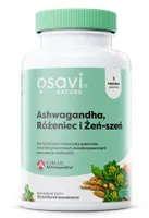 Osavi - Ashwagandha + Rhodiola & Ginseng, 120 vegan capsules