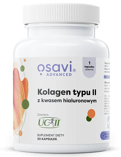 Osavi - Kolagen Typu II z Kwasem Hialuronowym, 30 kapsułek