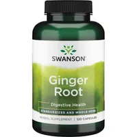 Swanson - Ginger Root, 120 kapsułek 