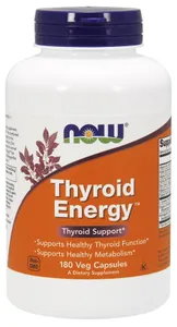 ﻿NOW Foods - Thyroid Energy, Kompleks na Tarczycę, 180 vkaps