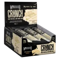 Warrior - Crunch Bar, Crispy White Chocolate, 12 bars