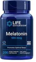 Life Extension - Melatonin, 500mcg, 200 vkaps