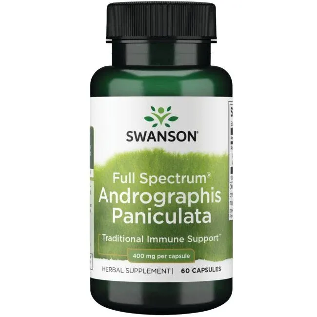 Swanson - Andrographis Paniculata, 400mg, 60 kapsułek