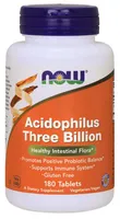 NOW Foods - Acidophilus, Three Billion, Probiotyk, 180 tabletek