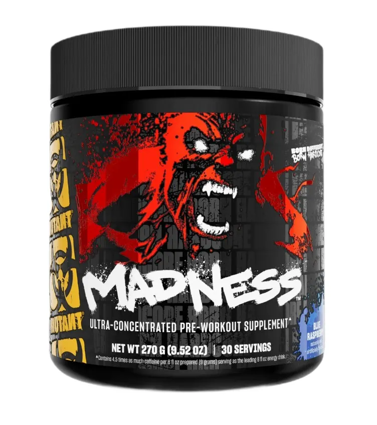 Mutant - Madness, Blue Raspberry, Proszek, 225g