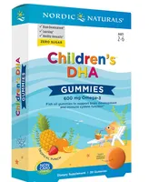 Nordic Naturals - Children's DHA Gummies, 600 mg, 30 żelek