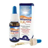 Dr Jacobs - Witamina D3 K2 Forte, Płyn, 20 ml