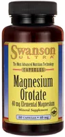 Swanson - Orotan Magnezu, 40mg, 60 kapsułek