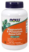 NOW Foods - Magnesium, Potassium, Taurine, 120 Vegetarian Softgels