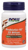 NOW Foods - Probiotic-10, 25 Billion, Probiotyk, 30 vkaps