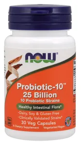 NOW Foods - Probiotic-10, 25 Billion, Probiotyk, 30 vkaps